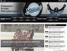 Tablet Screenshot of hometownhockeymn.com